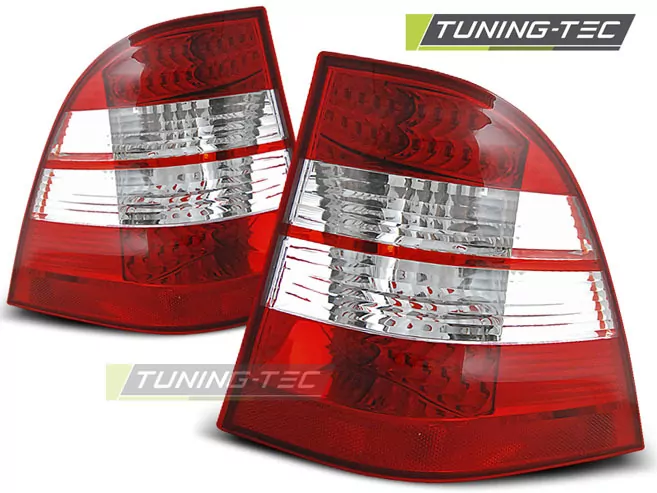 Led Tail Lights Red White Fits Mercedes W163 Ml M-klasa 03.98-05