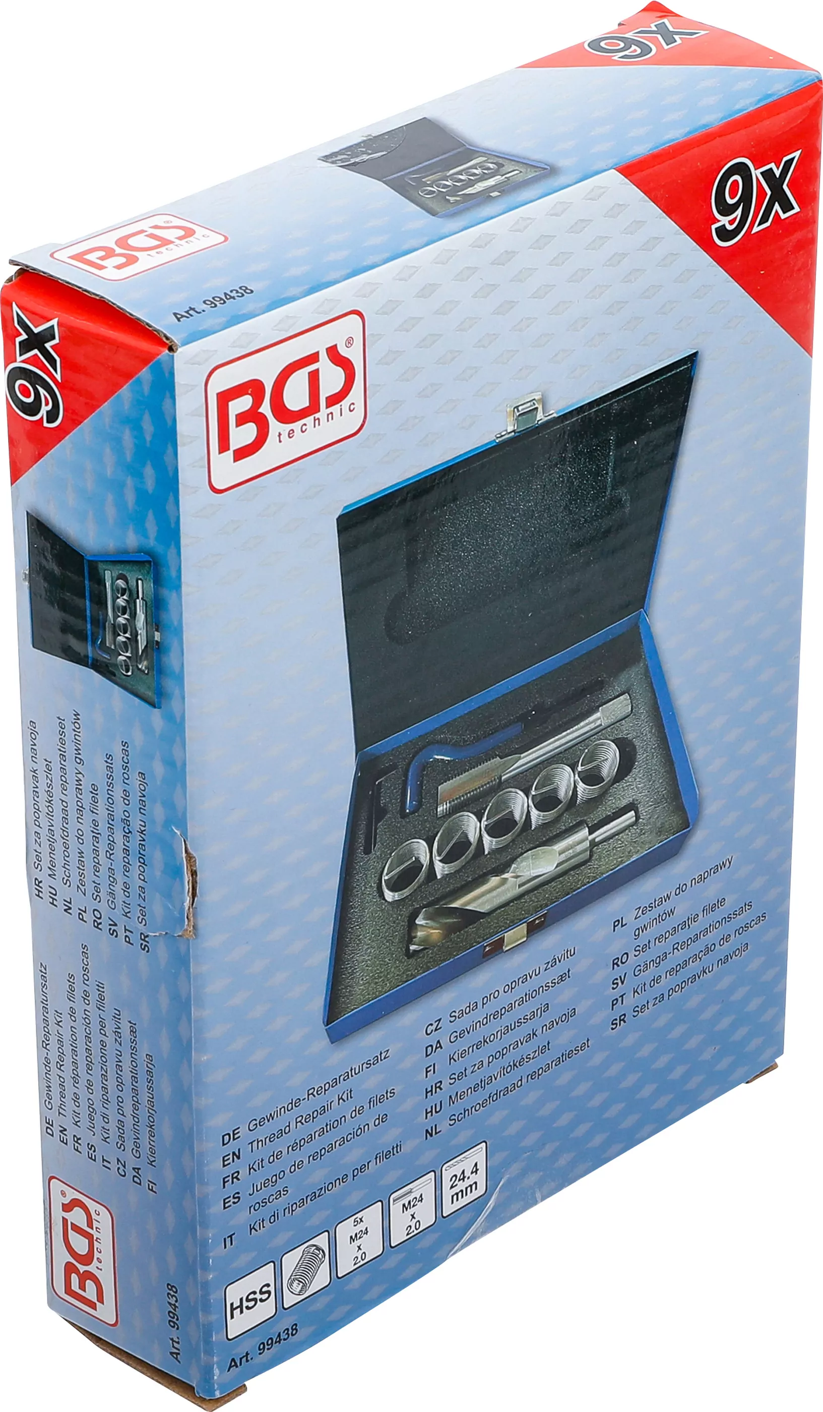 Gewinde-Reparatursatz | M24 x 2,0 | 9-tlg.