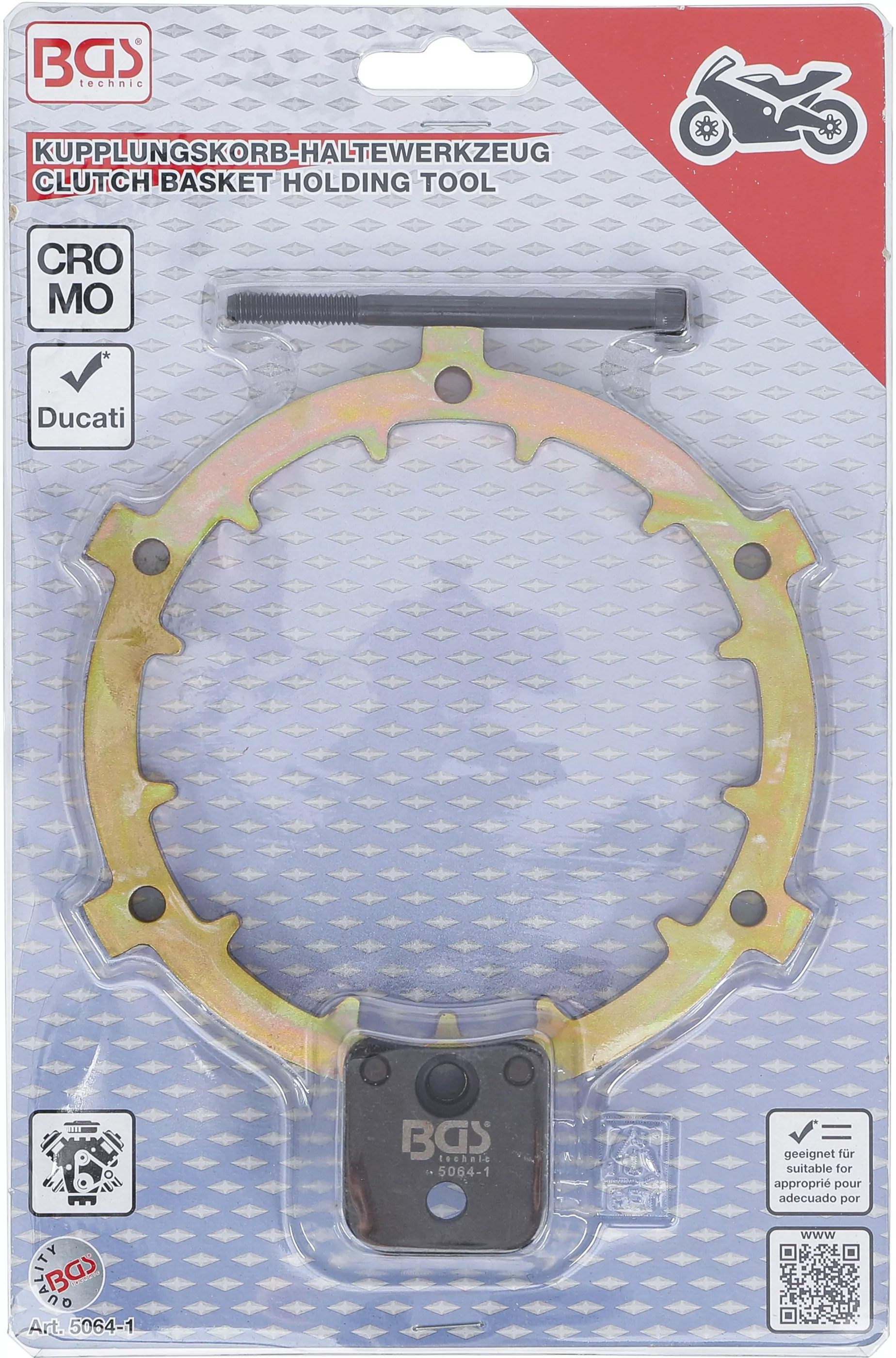 Kupplungskorb-Haltewerkzeug | für Ducati | Stahlausführung