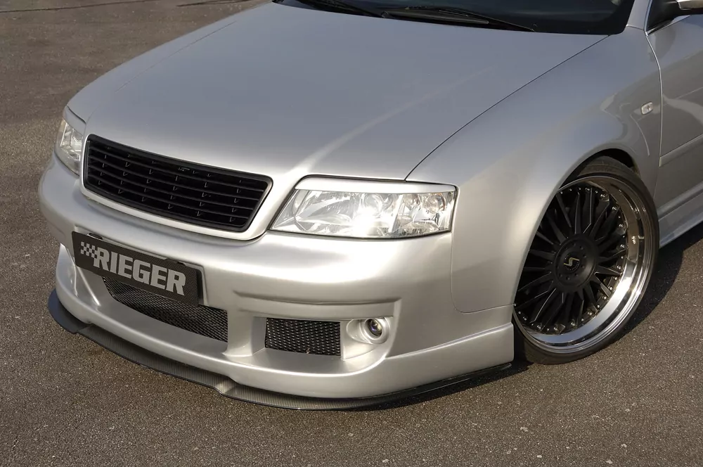 Rieger Spoilerstoßstange S6-Look für Audi A6 (4B) | Lim. 01.97-06.01 (bis Facelift) -> bis Bj. 2001, nicht für V8!