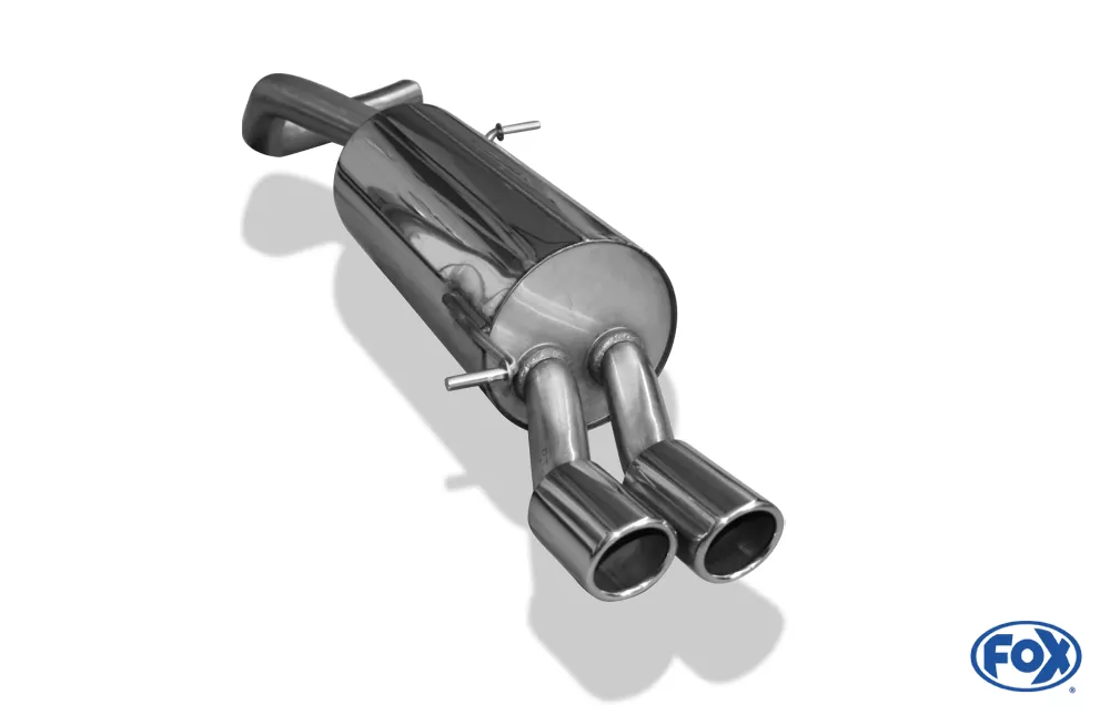 VW Polo 6R - GT und GTI  Endschalldämpfer 63,5mm - 2x76 Typ 16