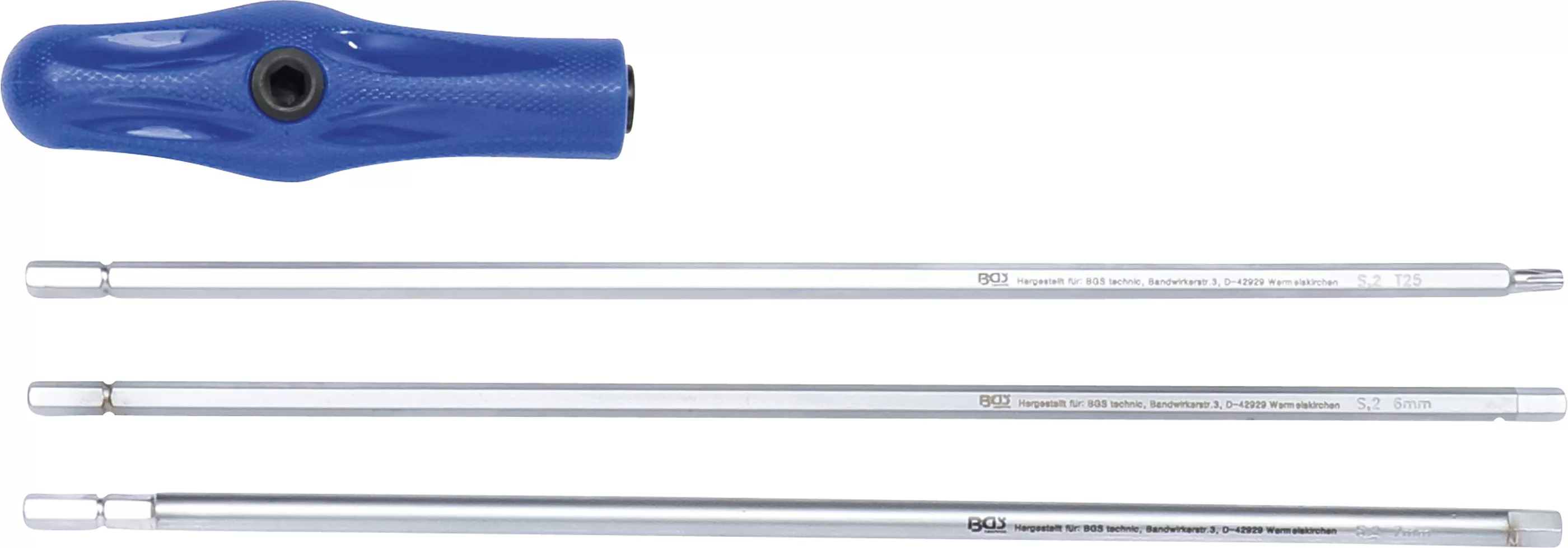 Spezial-Schraubendreher-Satz | T-Profil (für Torx) | Innensechskant | 4-tlg.