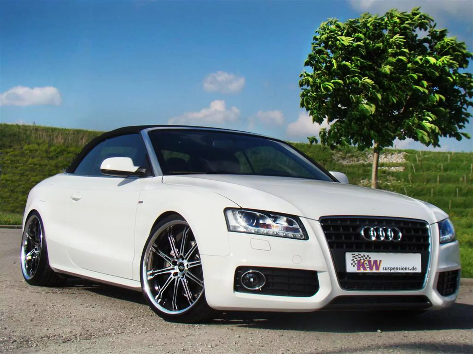 KW Gewindefahrwerk V1 inox AUDI A5 Sportback (B8) 8TA 07/2007-01/2017