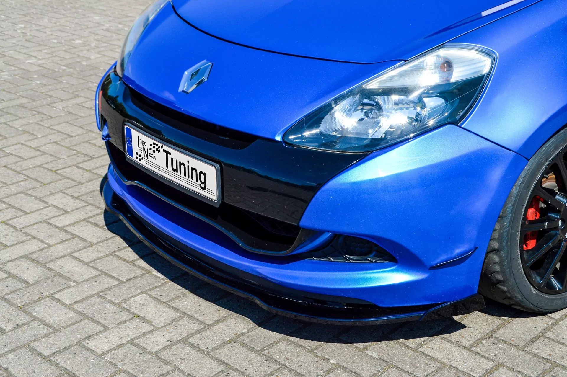Cuplippe Spoilerschwert mit Wing ABS für Renault Clio 3 Phase2 RS