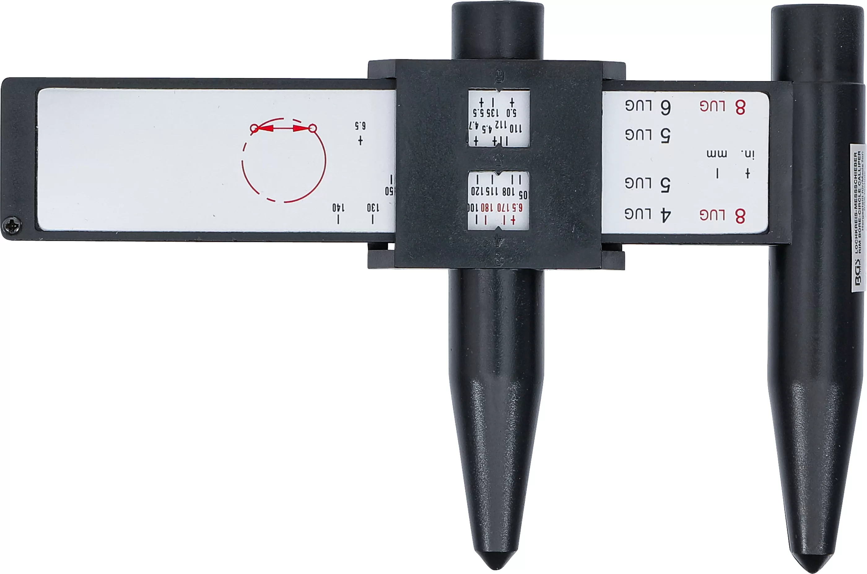 Lochkreis-Messschieber