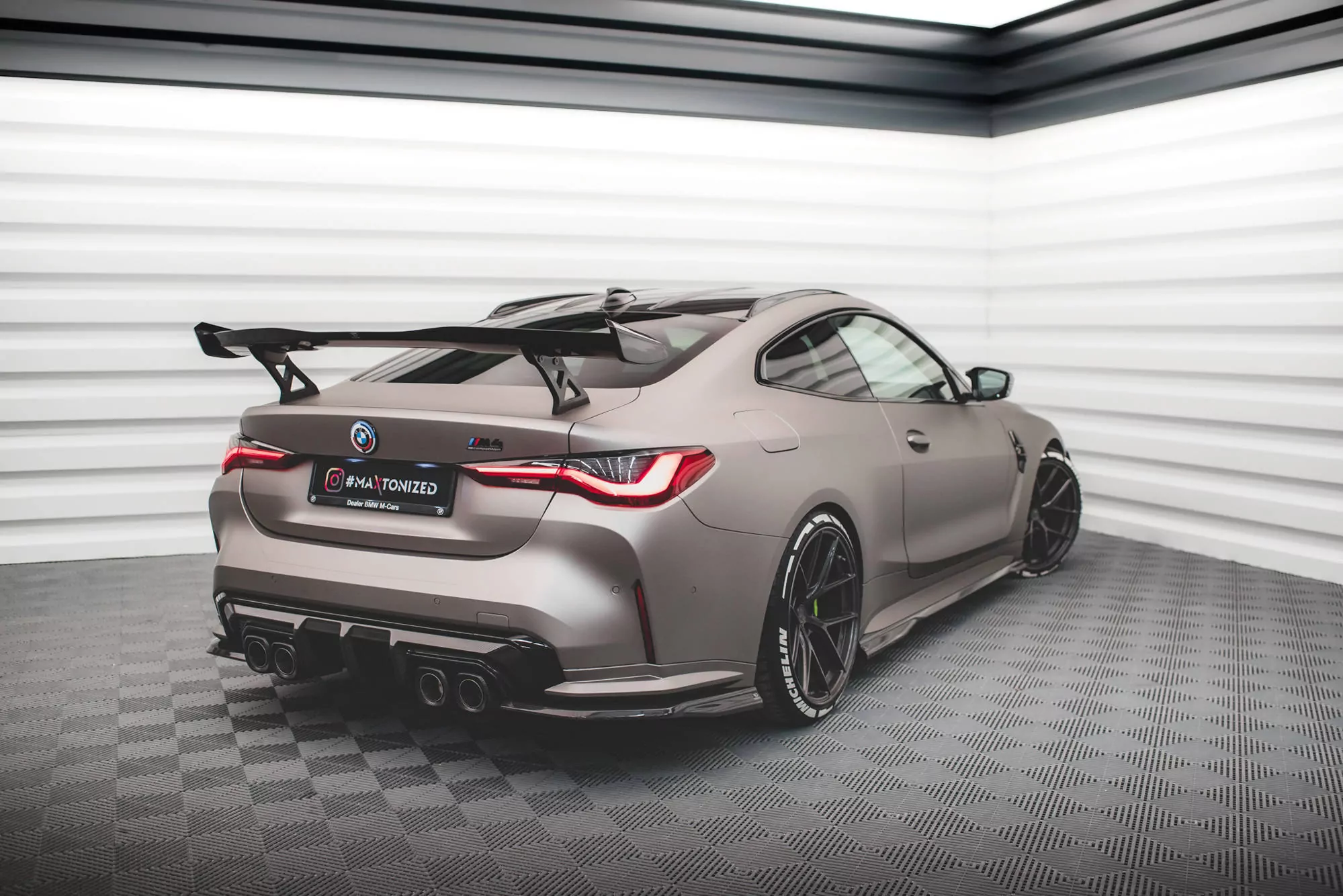 Carbon Fiber Heck Ansatz Flaps Diffusor Für BMW M4 G82 Competition