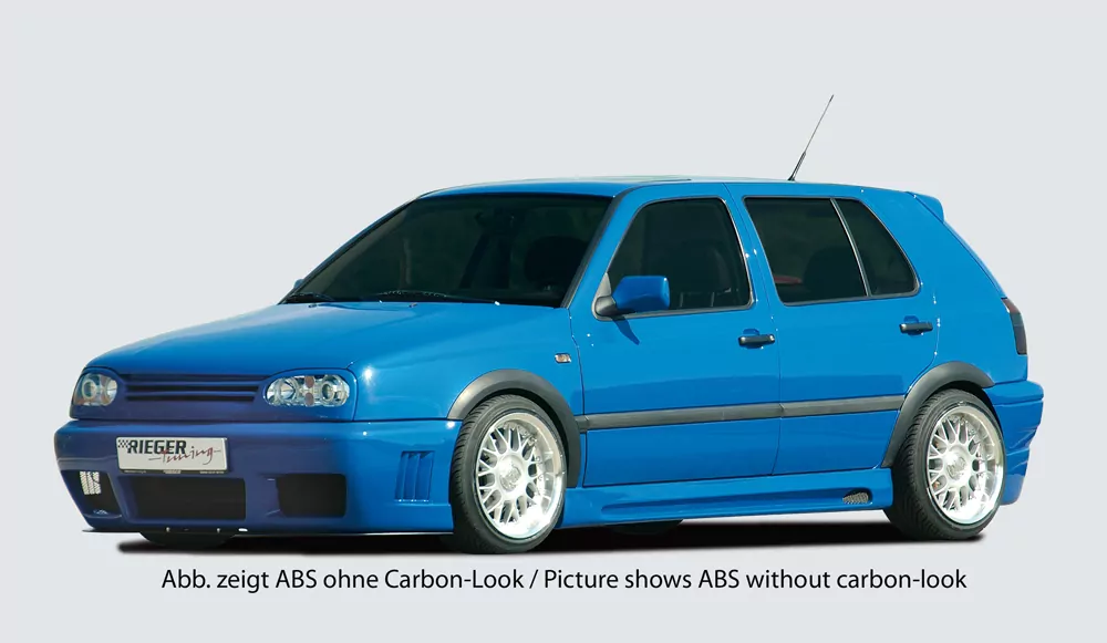 Rieger Seitenschweller links    carbon look für Seat Golf 3 Cabrio