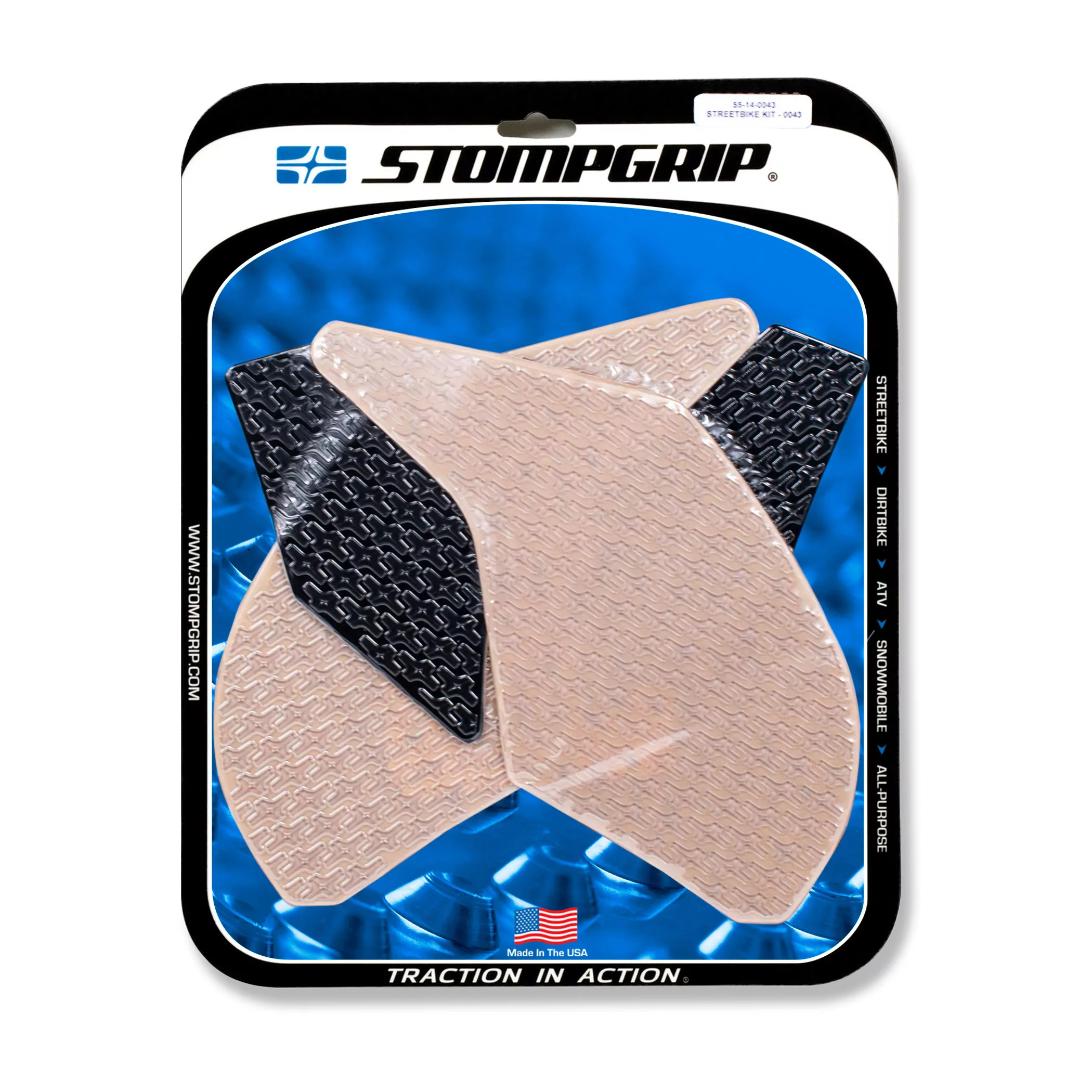 Stompgrip Traction Pad Icon für Kawasaki Z300 15-16 Hybrid