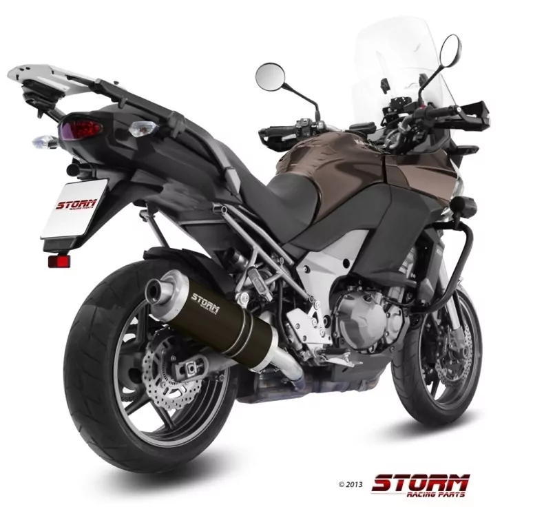Storm By MIVV OVAL Schwarz Kawaski Versys 1000 Bj. ´12/14