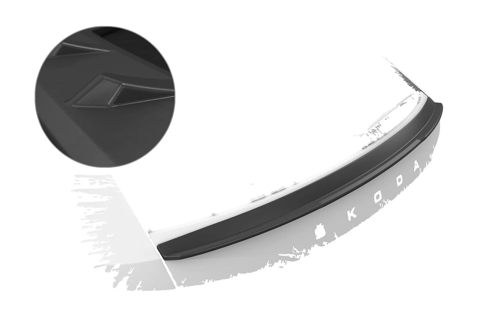 Heckflügel mit ABE für Kia Optima (JF) Sportswagon Lackierfreundlich (schwarz matt)