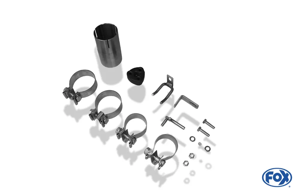 BMW E60/61 520d 525d 530d  Endschalldämpfer Ausgang rechts/links - 2x76 Typ 10 rechts/links