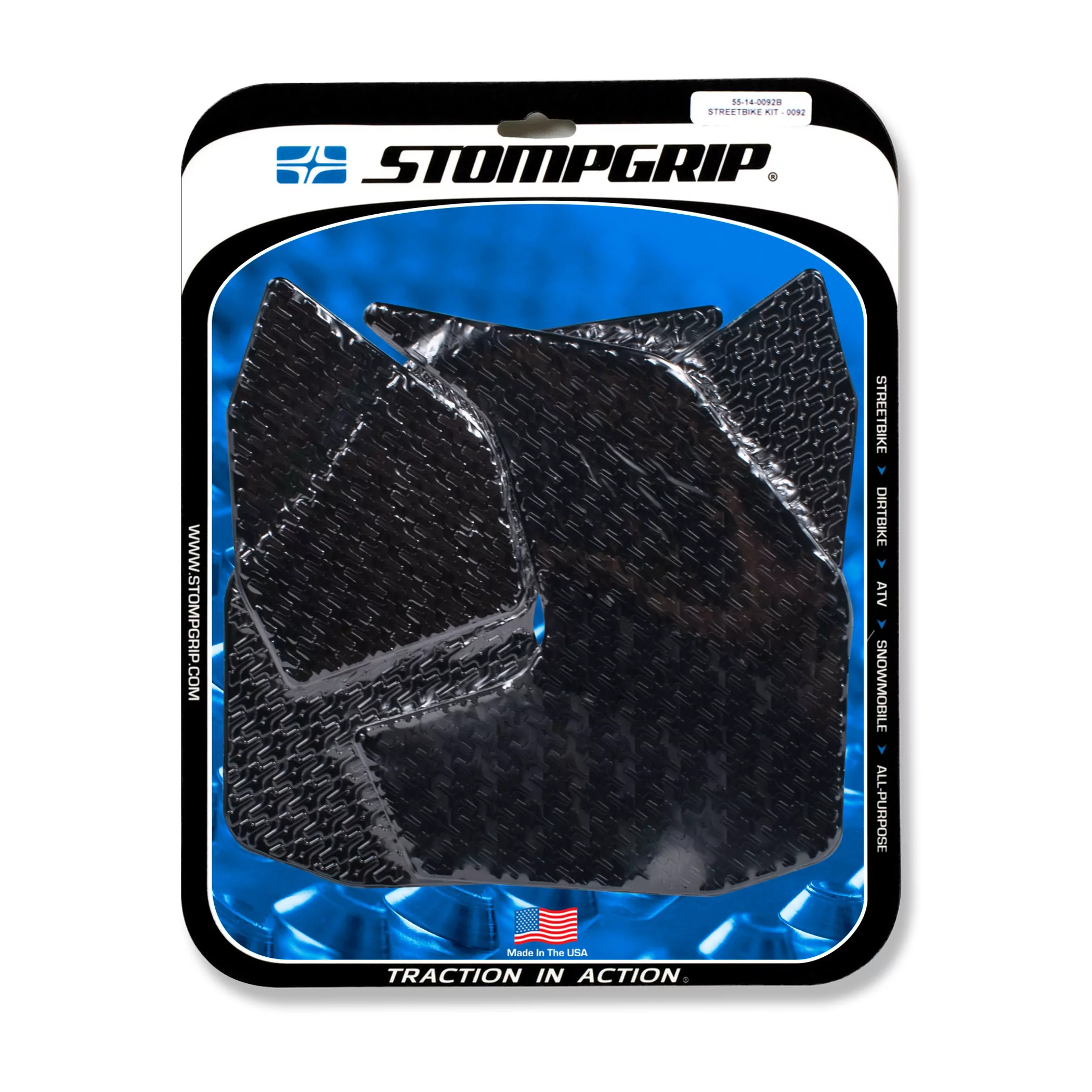 Stompgrip Traction Pad Icon für Yamaha MT-09 14-20 Schwarz
