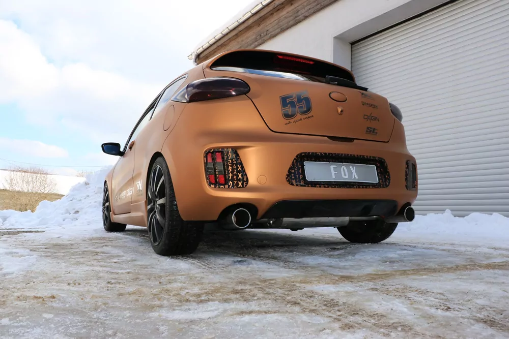 Kia Pro Cee`d GT  Endschalldämpfer quer Ausgang rechts/links - 1x100 Typ 12 rechts/links