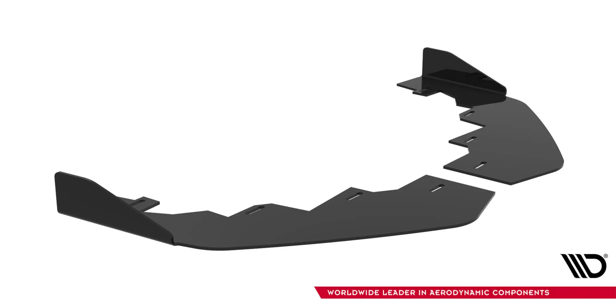 Front Stoßstange Flaps Für Flaps Mercedes-AMG CLE 53 C236 Schwarz Hochglanz