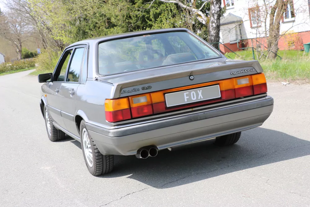 Audi 80/90 Typ 85 quattro Facelift  Endschalldämpfer - 2x76 Typ 10