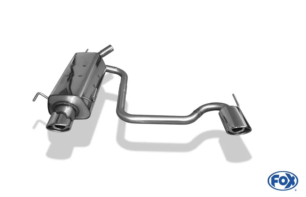 Opel Tigra B TwinTop  Endschalldämpfer Ausgang rechts/links - 115x85 Typ 33 rechts/links