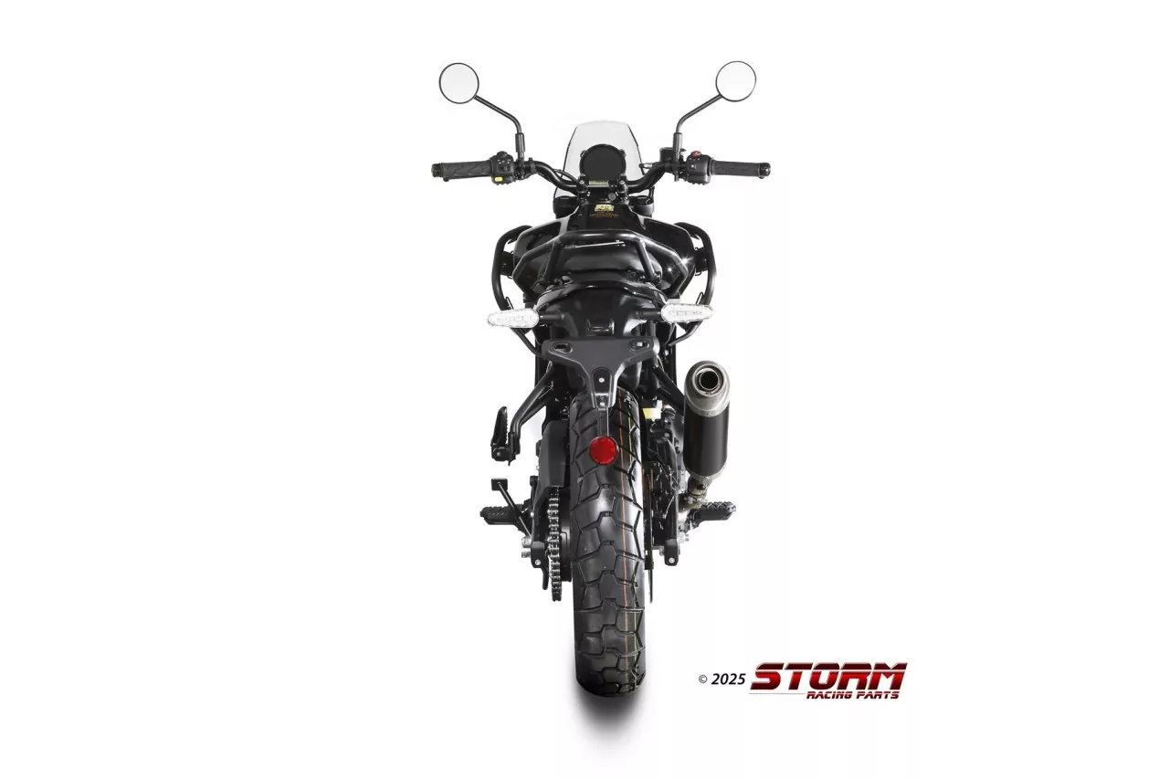 STORM By MIVV Oval Edelstahl Schwarz ROYAL ENFIELD HIMALAYAN 2024