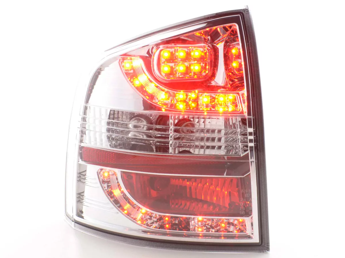 LED Rückleuchten Set Skoda Octavia Combi Typ 1Z Bj. 05-12 chrom