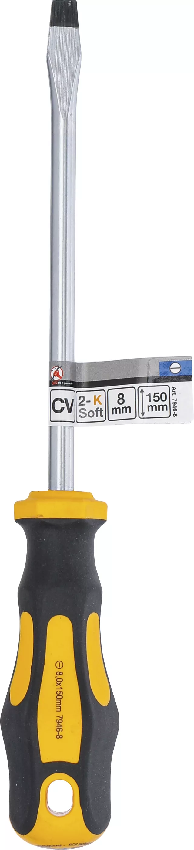 Schraubendreher | Schlitz 8 mm | Klingenlänge 150 mm