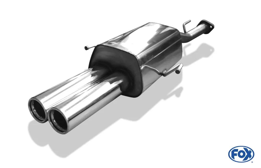 Opel Astra G Coupe  Endschalldämpfer zweiflutig passend auf original VSD - 2x76 Typ 13