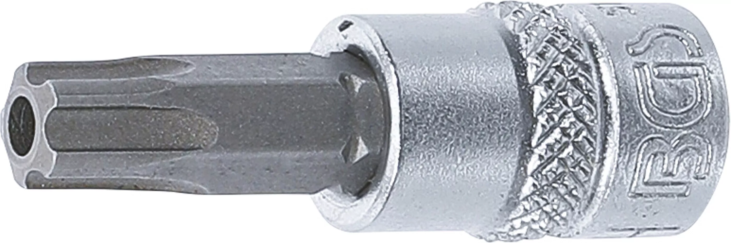 Bit-Einsatz | Antrieb Innenvierkant 6,3 mm (1/4") | TS-Profil (für Torx Plus) mit Bohrung TS40