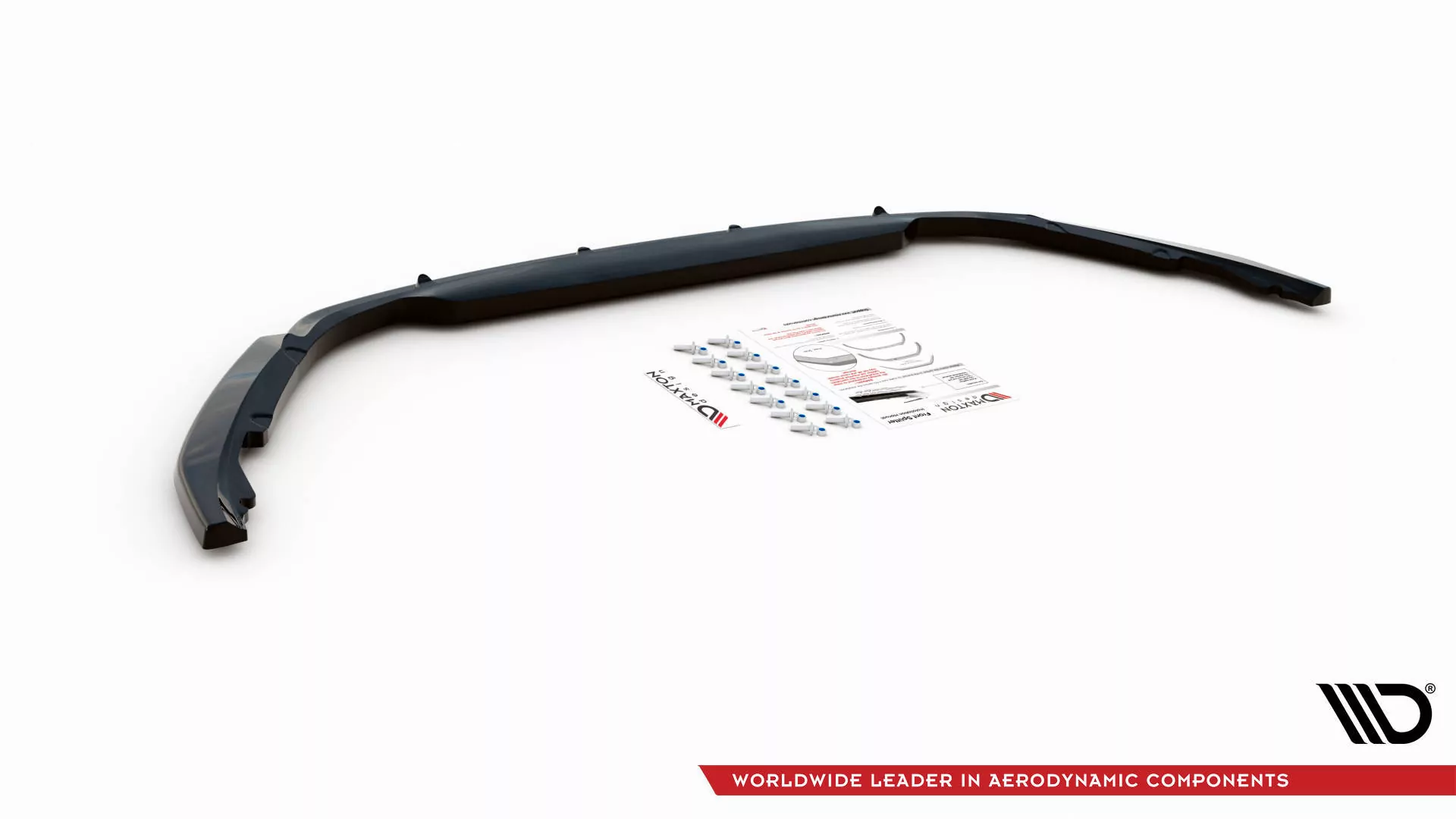 Front Ansatz V.1 Für Renault Clio Mk5 Schwarz Hochglanz