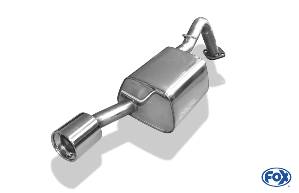 Toyota Yaris XP9 TS  Endschalldämpfer einseitig passend an original Stoßstange - 1x100 Typ 13