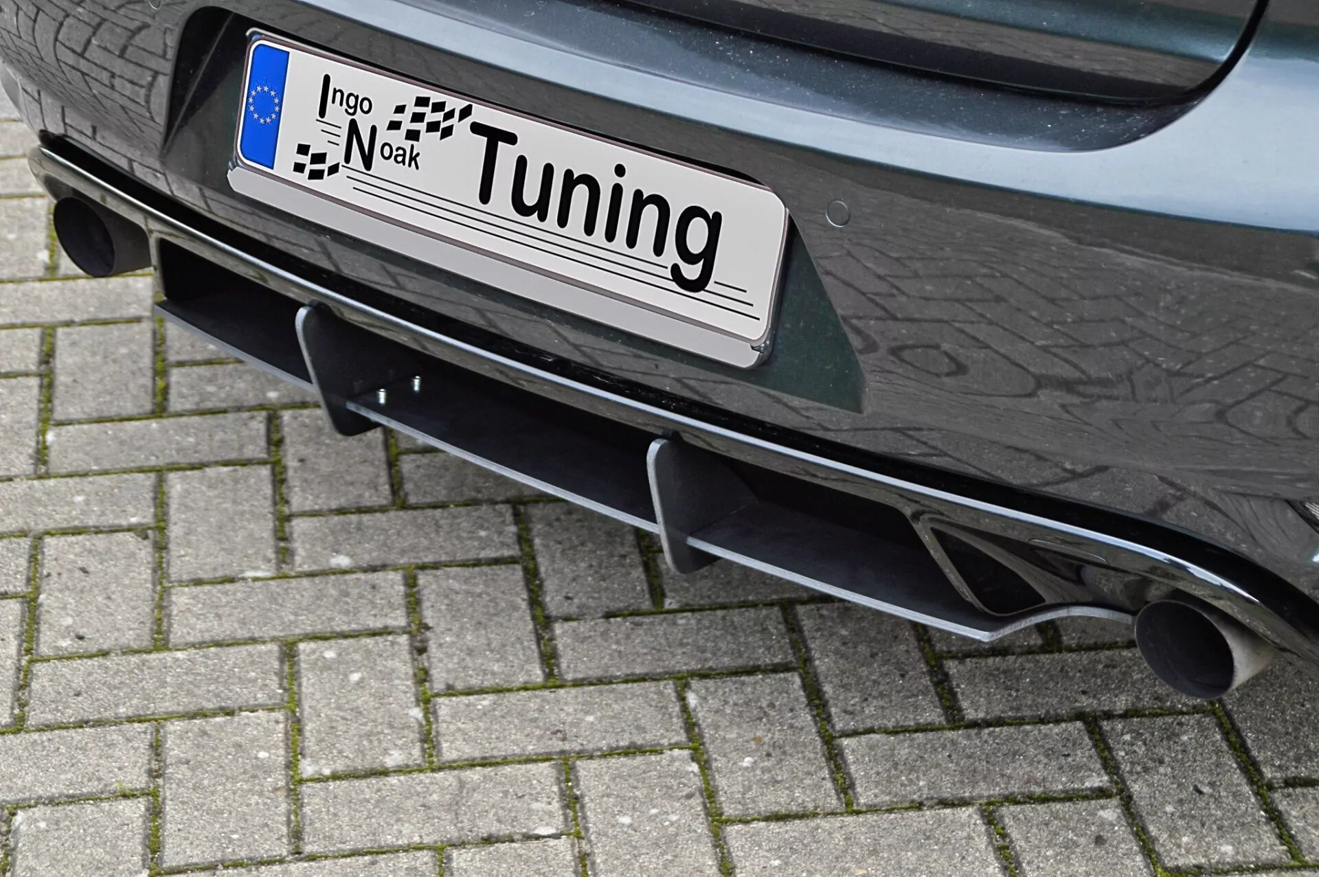 Heckansatz mit Finnen für VW Golf 6 GTI + Edition 35