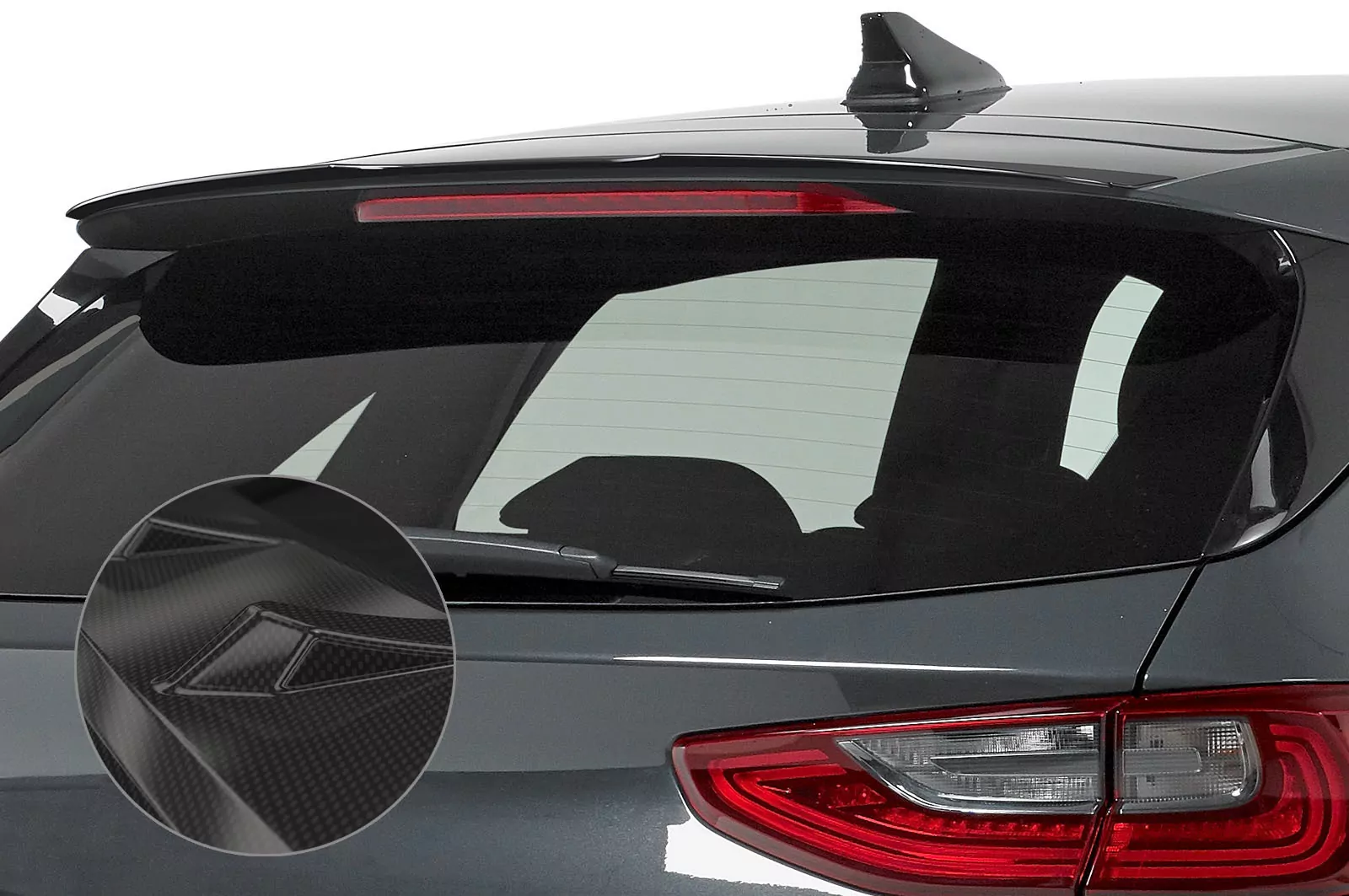 Heckflügel mit ABE für Kia Ceed (CD) HF658-C Carbon Look Hochglanz