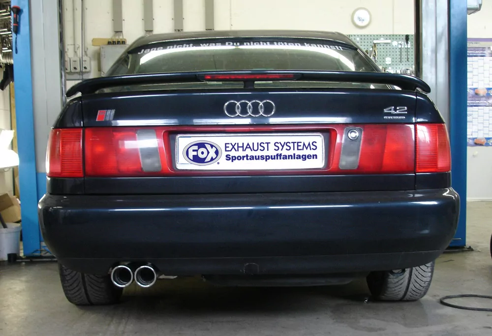 Audi 100/A6 Typ C4 quattro  Endschalldämpfer - 2x80 Typ 16