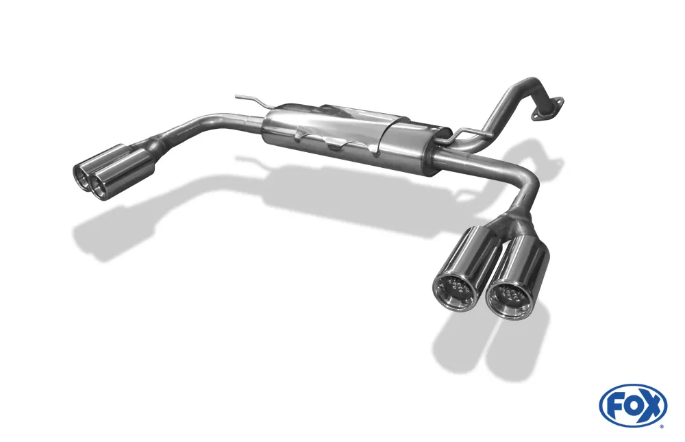 Toyota Auris Benzin  Endschalldämpfer rechts/links - 2x90 Typ 13 rechts/links