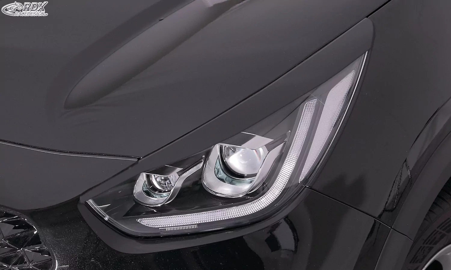 RDX Scheinwerferblenden für KIA Niro & e-Niro & Niro Plus (DE) Böser Blick