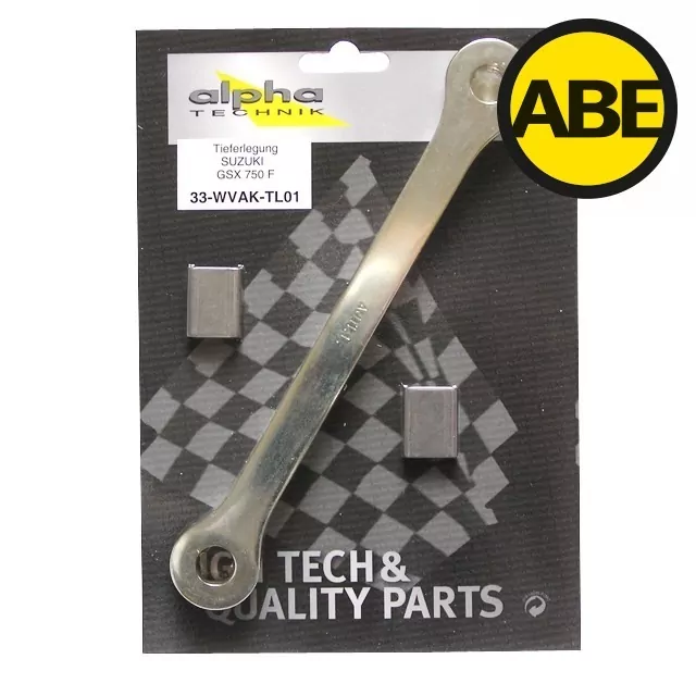 alpha Technik Tieferlegungssatz 30mm Suzuki GSX750F Typ WVAK Modelljahr 2002-