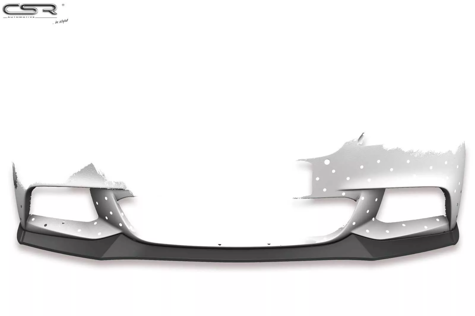 Cup-Spoilerlippe mit ABE für BMW 5er F10/F11 M-Paket CSL137-M Carbon Look (matt)