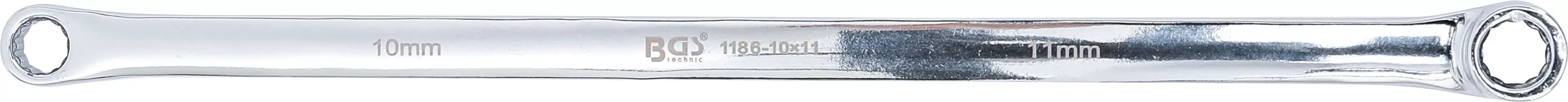 Doppel-Ringschlüssel | extra lang | SW 10 x 11 mm