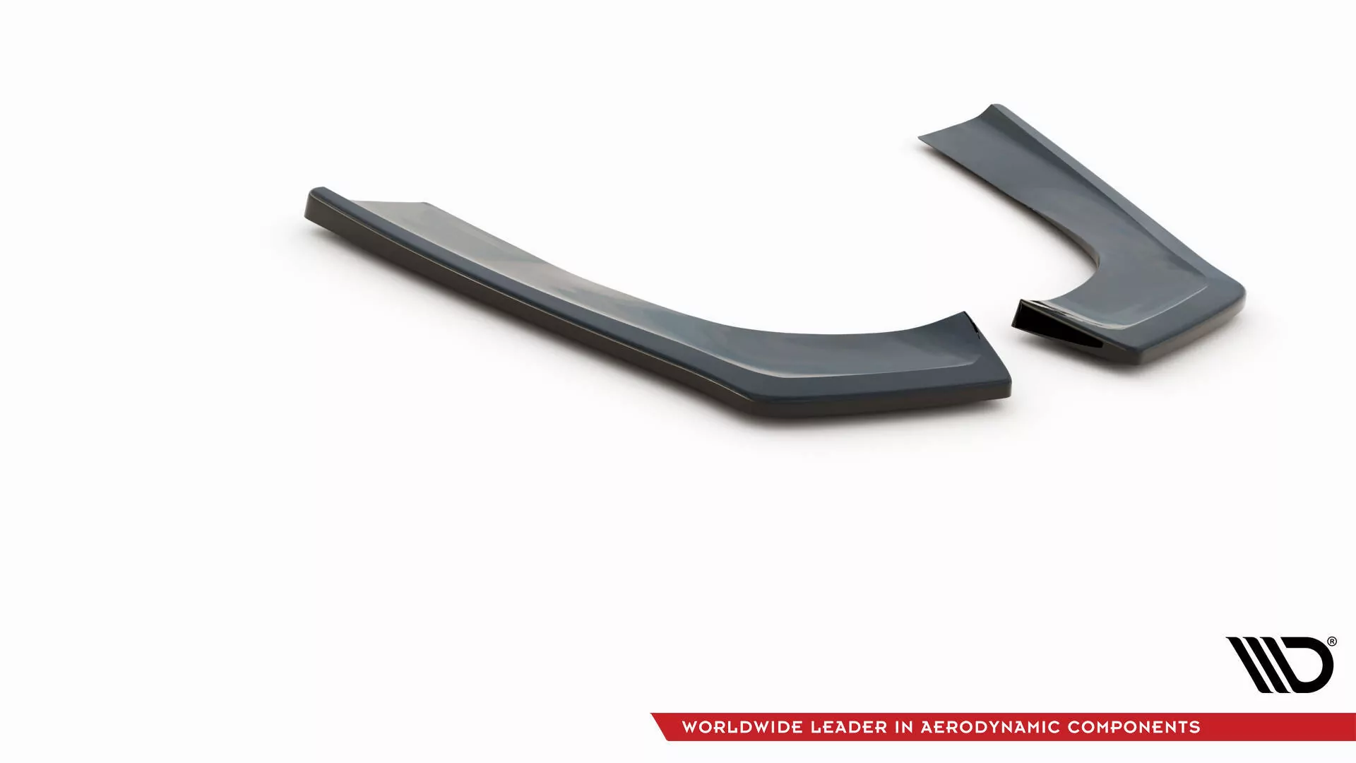 Heck Ansatz Flaps Diffusor Passend Für Mercedes-Benz CLA Shooting Brake AMG-Line X118 Schwarz Hochglanz