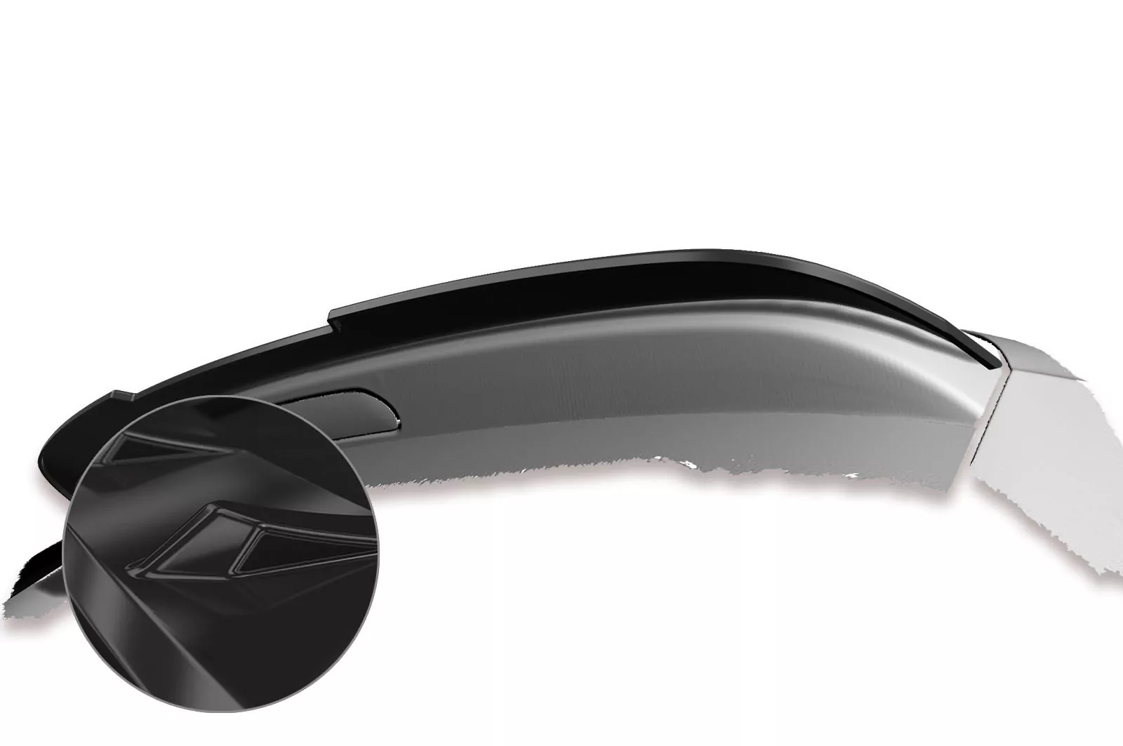 Heckflügel mit ABE für VW Tiguan II (Typ AD1) Glossy (schwarz hochglanz)