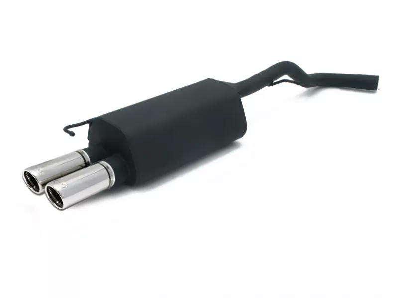 Ulter Sportauspuff für Audi A3 typ 8L 1996-2003 - 2 Endrohre rund Ø90