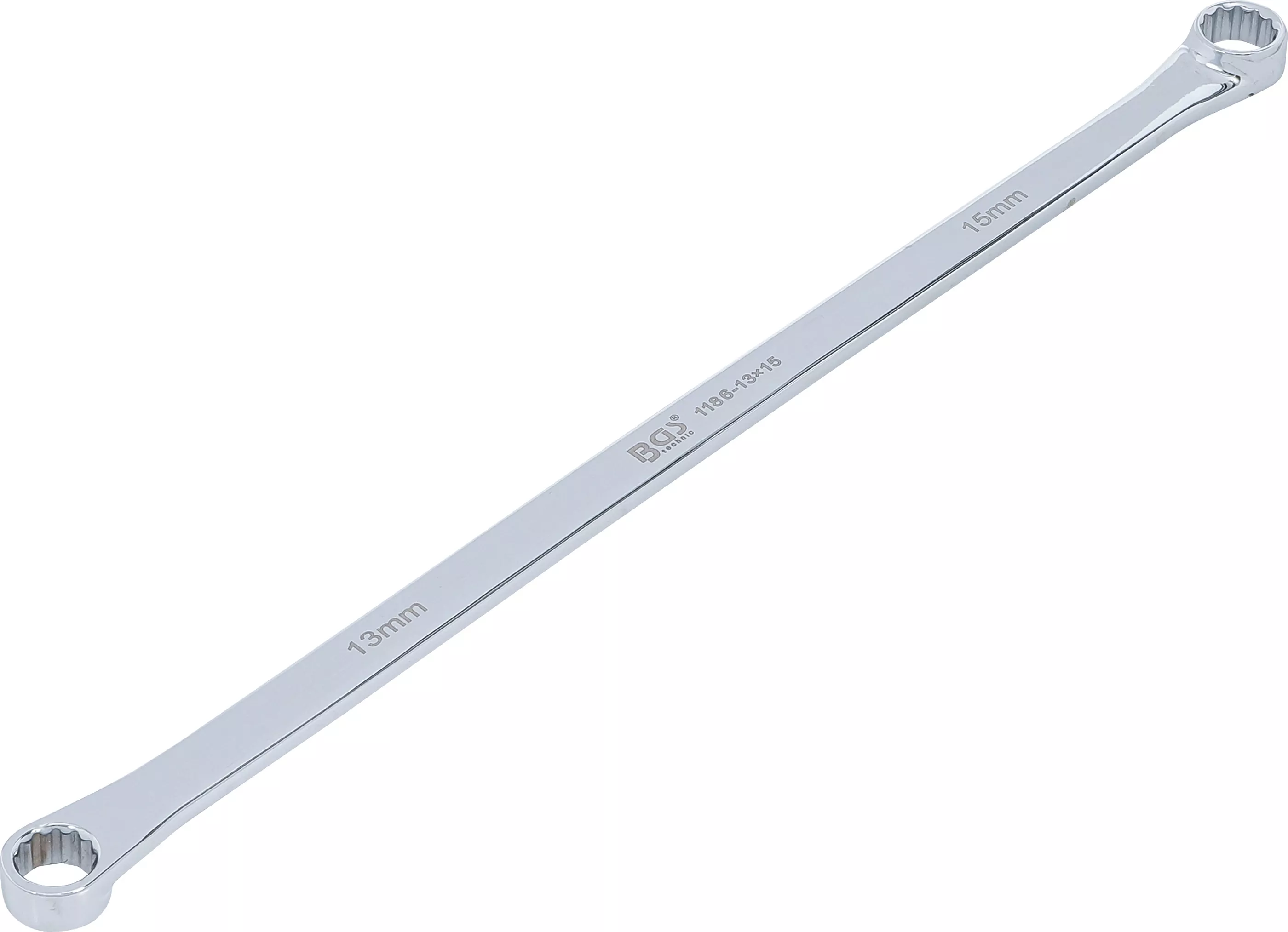 Doppel-Ringschlüssel | extra lang | SW 13 x 15 mm