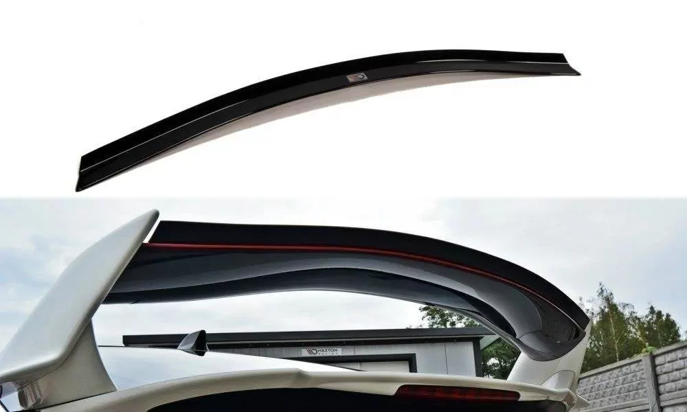 Spoiler CAP Passend Für Passend Für N.1 HONDA CIVIC IX TYPE R Schwarz Hochglanz Schwarz Hochglanz