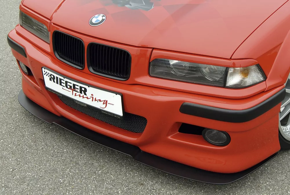 Rieger Spoilerschwert für BMW 3er E36 - Compact  für Spoilerstoßstange 49019 carbon optik