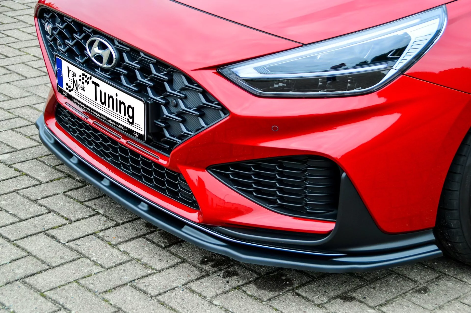 Cup Frontspoilerlippe für Hyundai I30 N + N-Line Facelift
