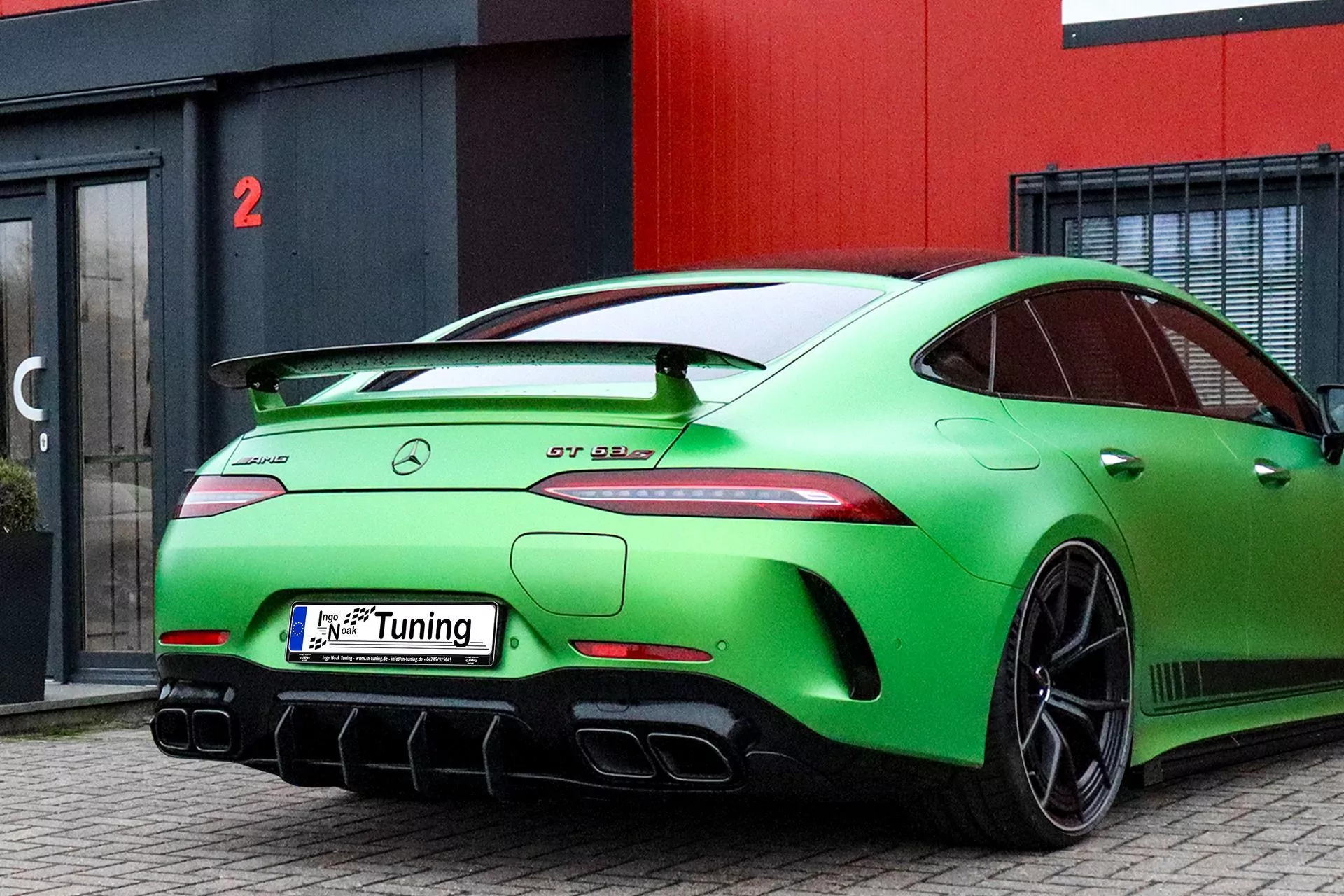 Gefräster Heckansatz für Mercedes AMG GT 63S 4-Türer X290