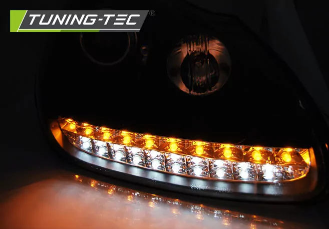 XENON HEADLIGHTS DAYLIGHT BLACK fits PORSCHE CAYENNE 02-06