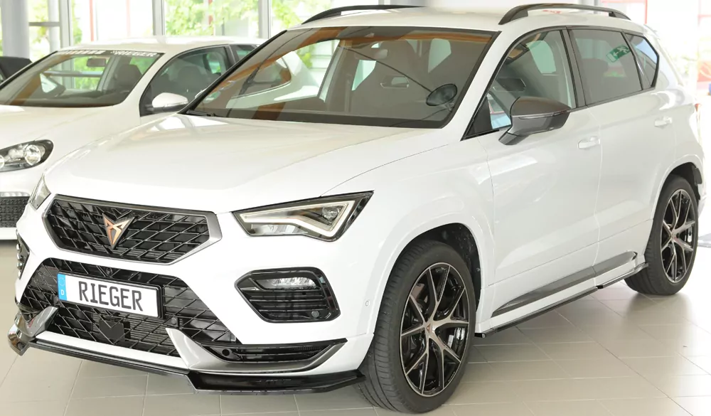 Rieger Spoilerschwert matt schwarz für Seat Ateca Cupra (5FP)  08.20- (ab Facelift)