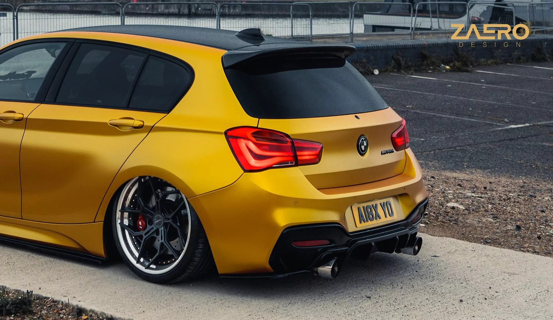 EVO-1 Diffusor Erweiterung für BMW 1er F20 | F21 - M135 & M140 (LCI)