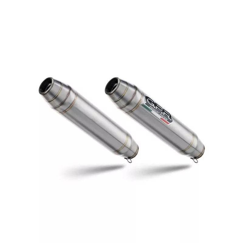 GPR Auspuff Aprilia Dorsoduro 900 2017/20 E4 dual Racing slip-on Auspuff Deeptone Inox Dorsoduro 900 2017/20 E4