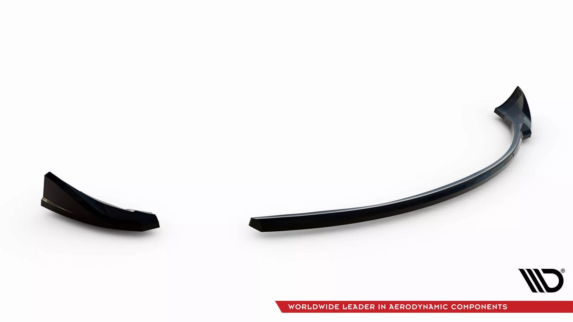 Heck Ansatz Flaps Diffusor Für Audi TT 8J Schwarz Hochglanz