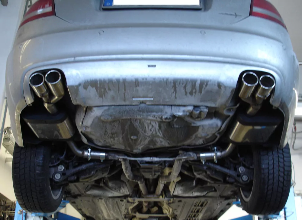 Audi A6 Typ 4F  Endschalldämpfer rechts/links - 2x76 Typ 17 rechts/links