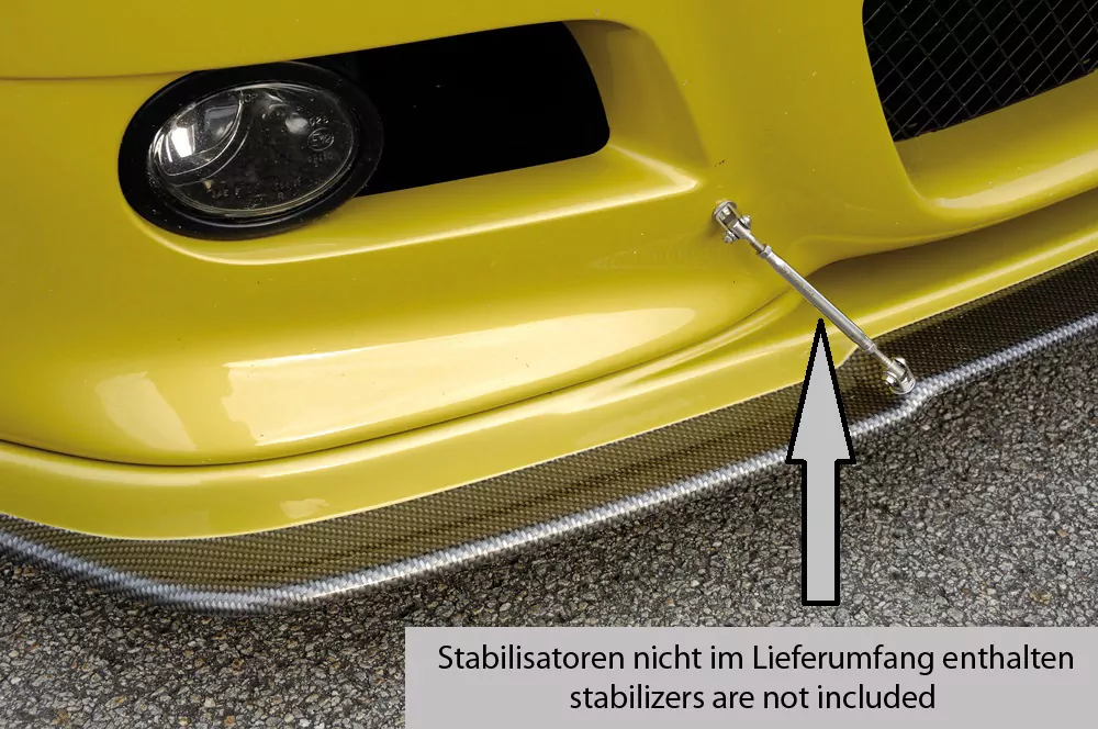 Rieger Spoilerlippe für BMW 3er E46 M3 - Coupé 06.00- carbon optik